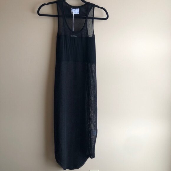 Other - Black Mesh Dress/Cover Up